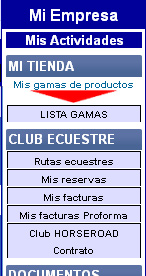 Menu Club ecuestre